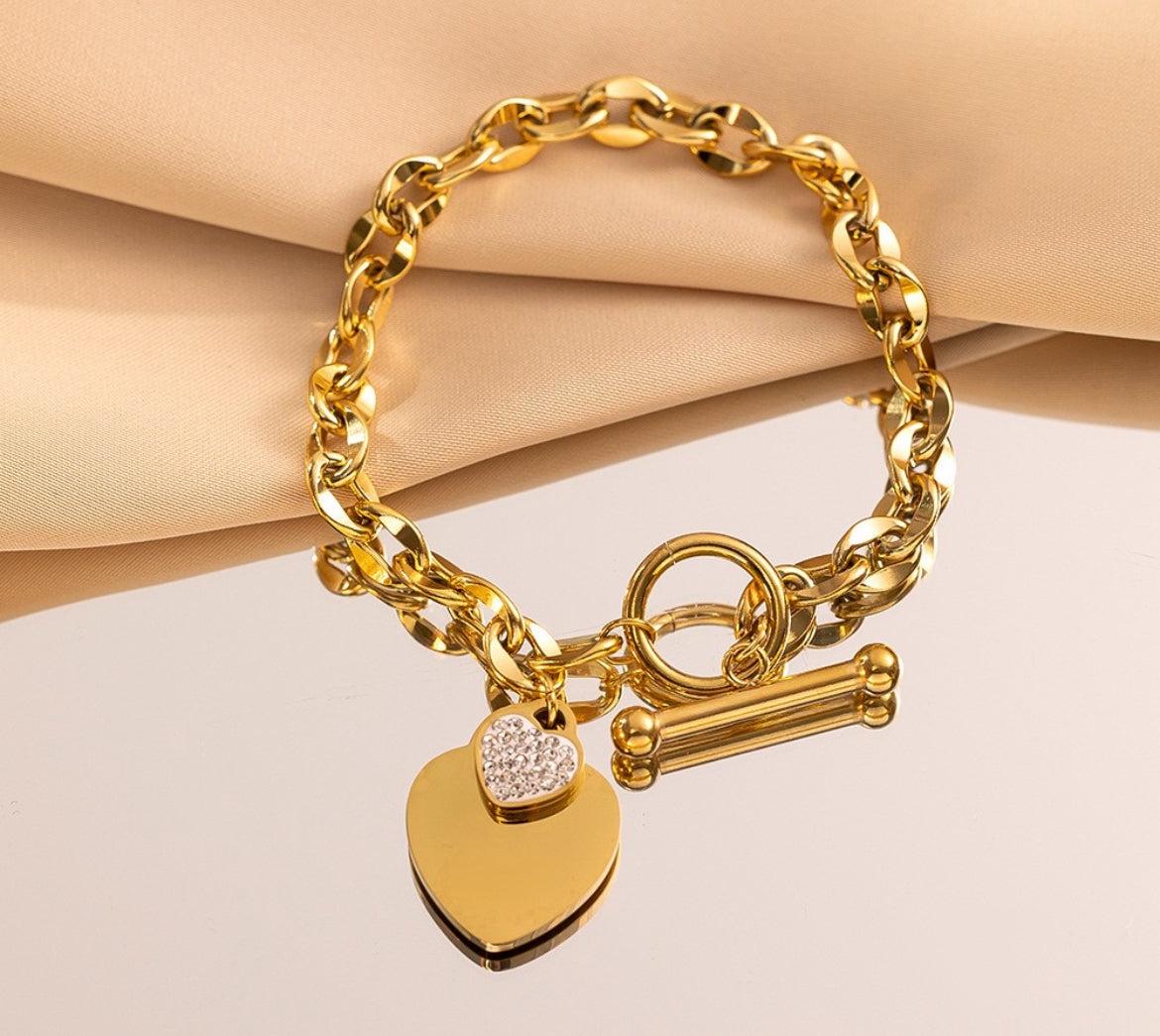 Pulsera Amor Brillante